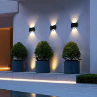 Energy-efficient LED solar outdoor wall light