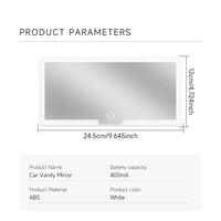 Led Car Sun Visor Vanity Mirror