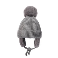 Kids Knit Beanie Winter Hat with Earflaps