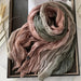 Soft Gradient Cotton Shawl Ladies Winter Scarf