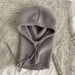 Knitted Hooded Balaclava Hat Neck Warmer