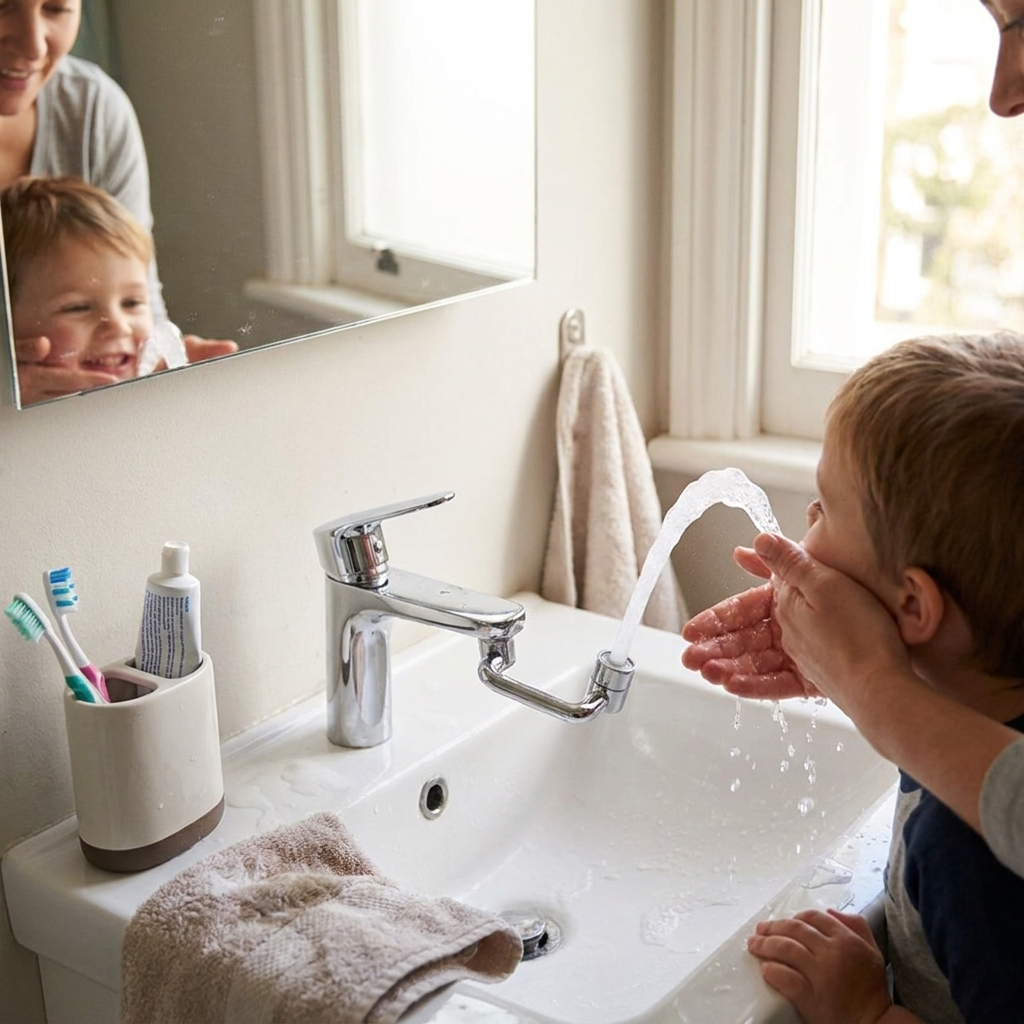1080 Rotating Universal Faucet Extender