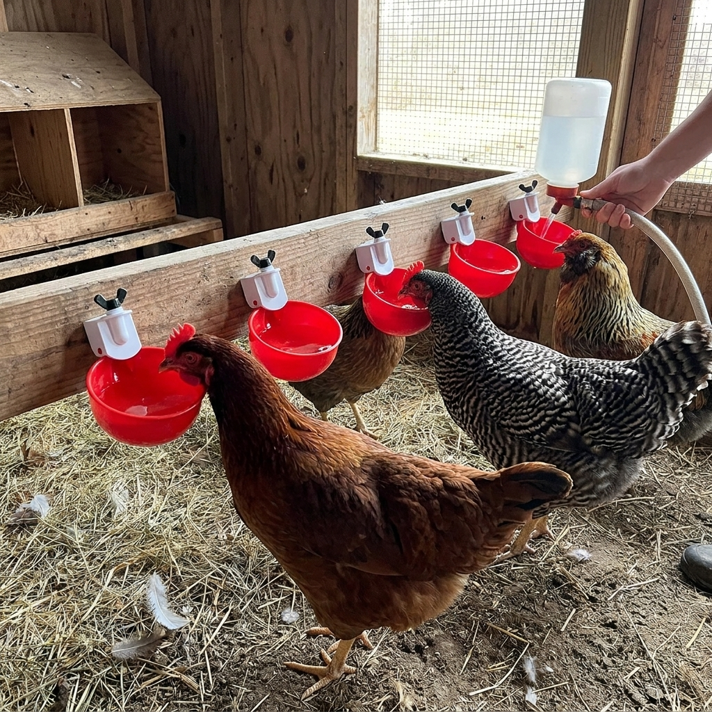10 Pcs Chicken Waterer