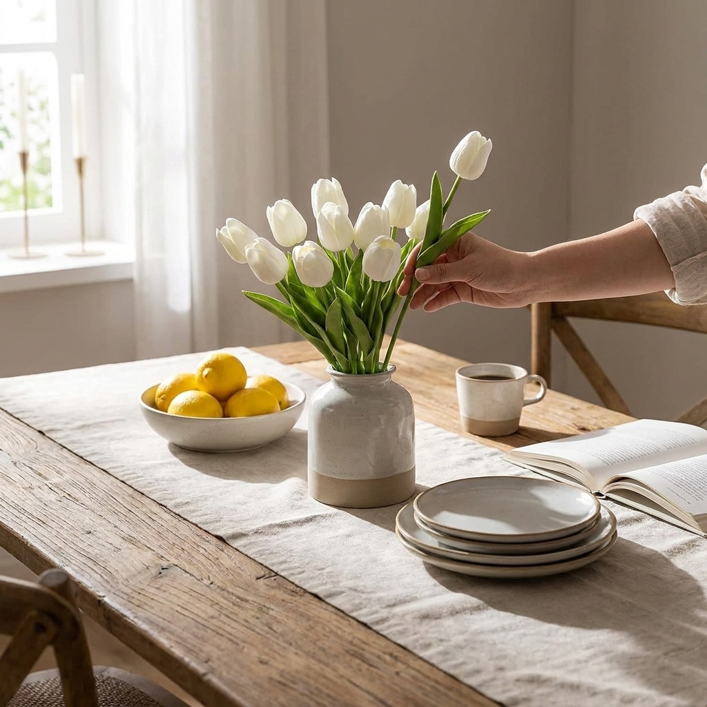 10x Artificial Tulips Flowers