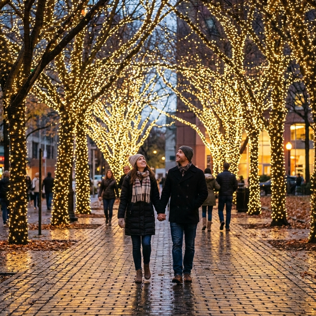 17-Meter String of 100 Led Solar-Powered Fairy Lights