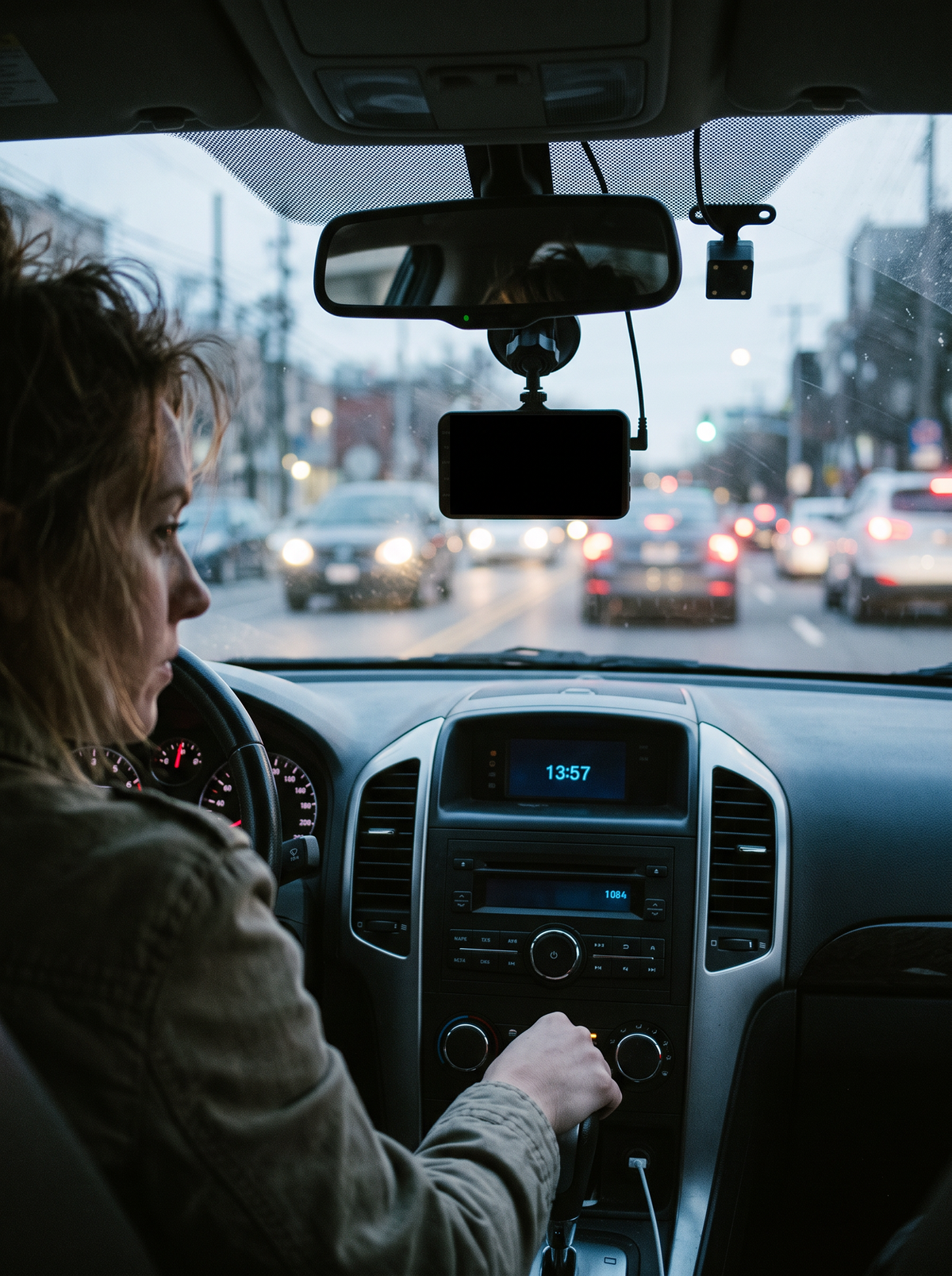 1080p Full HD Dash Cam, Clear Footage Day And Night
