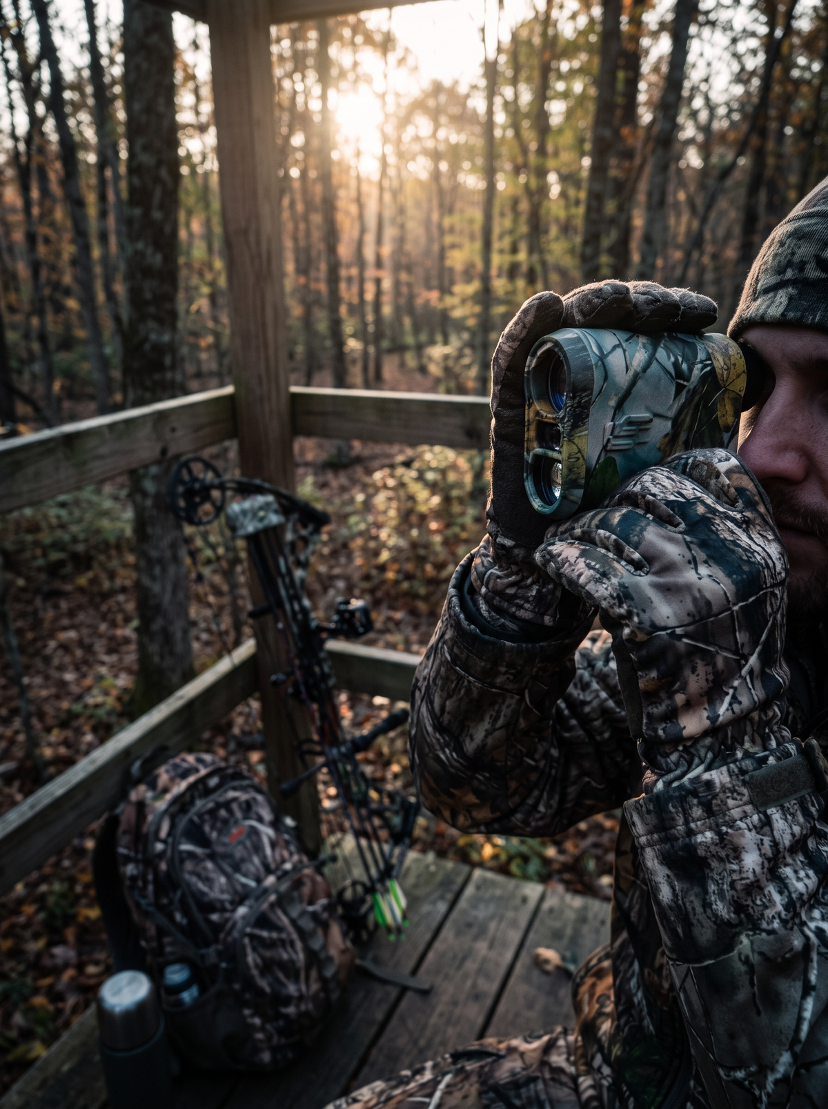 1000 Yard Hunting Laser Rangefinder, Clear Glass, Fast Reads