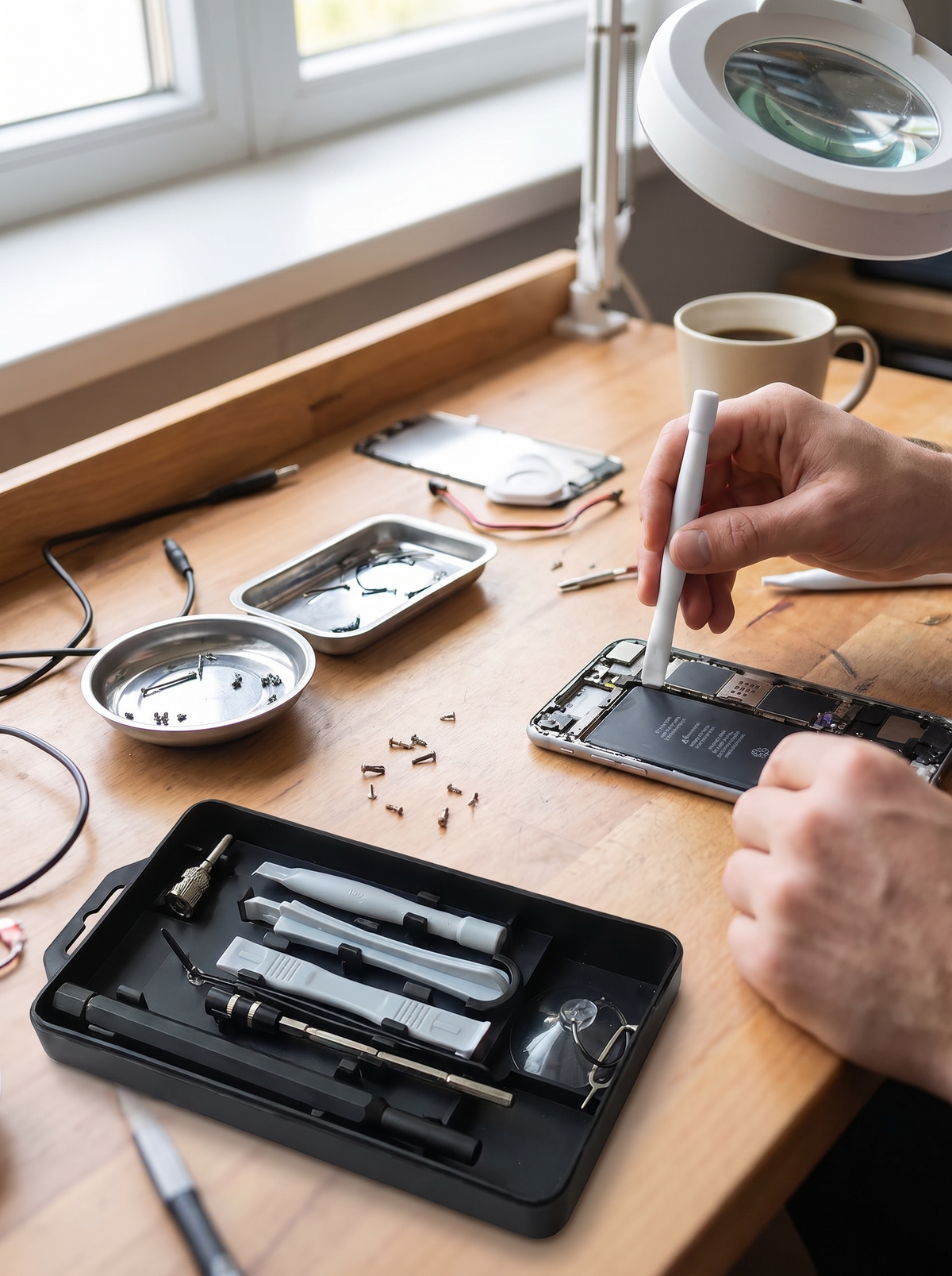 115-in-1 Precision Screwdriver Set, Everything Stays In Place