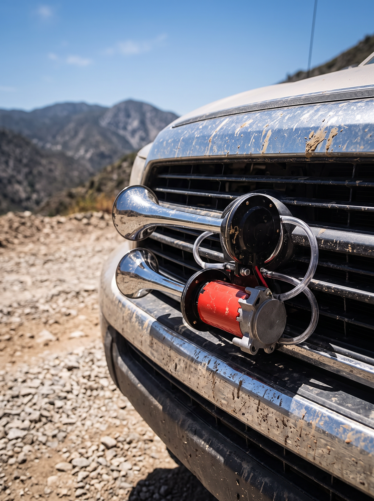 150dB Dual Trumpet Air Horn for Cars and Trucks, Built For Rough Roads
