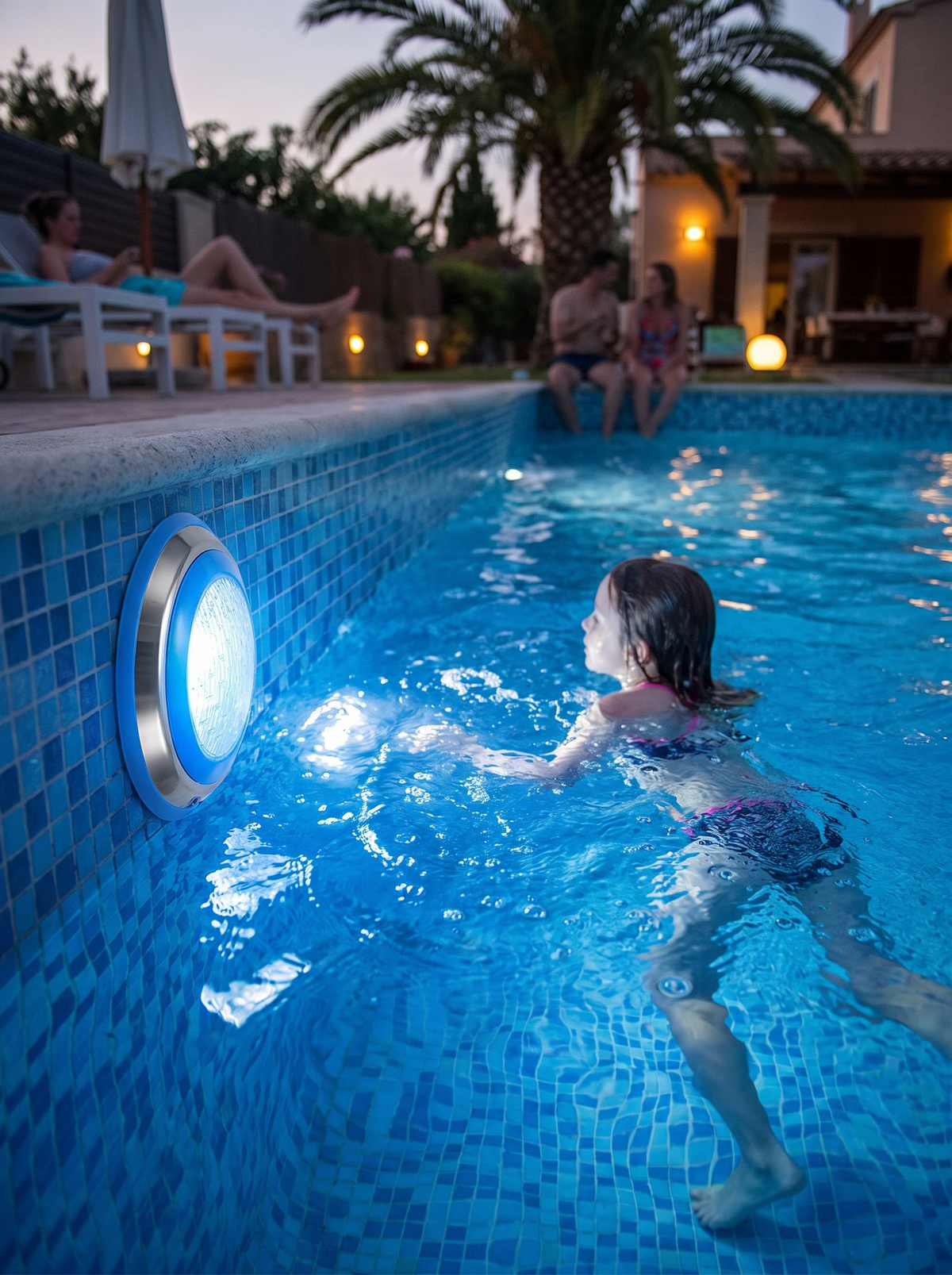 15W LED Underwater Pool Light, Built For Life Underwater