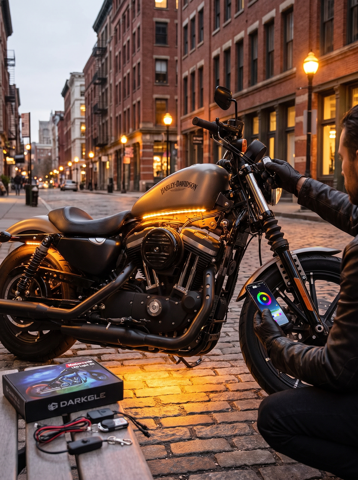 12-Piece Motorcycle LED Light Kit, Light Up Every Ride