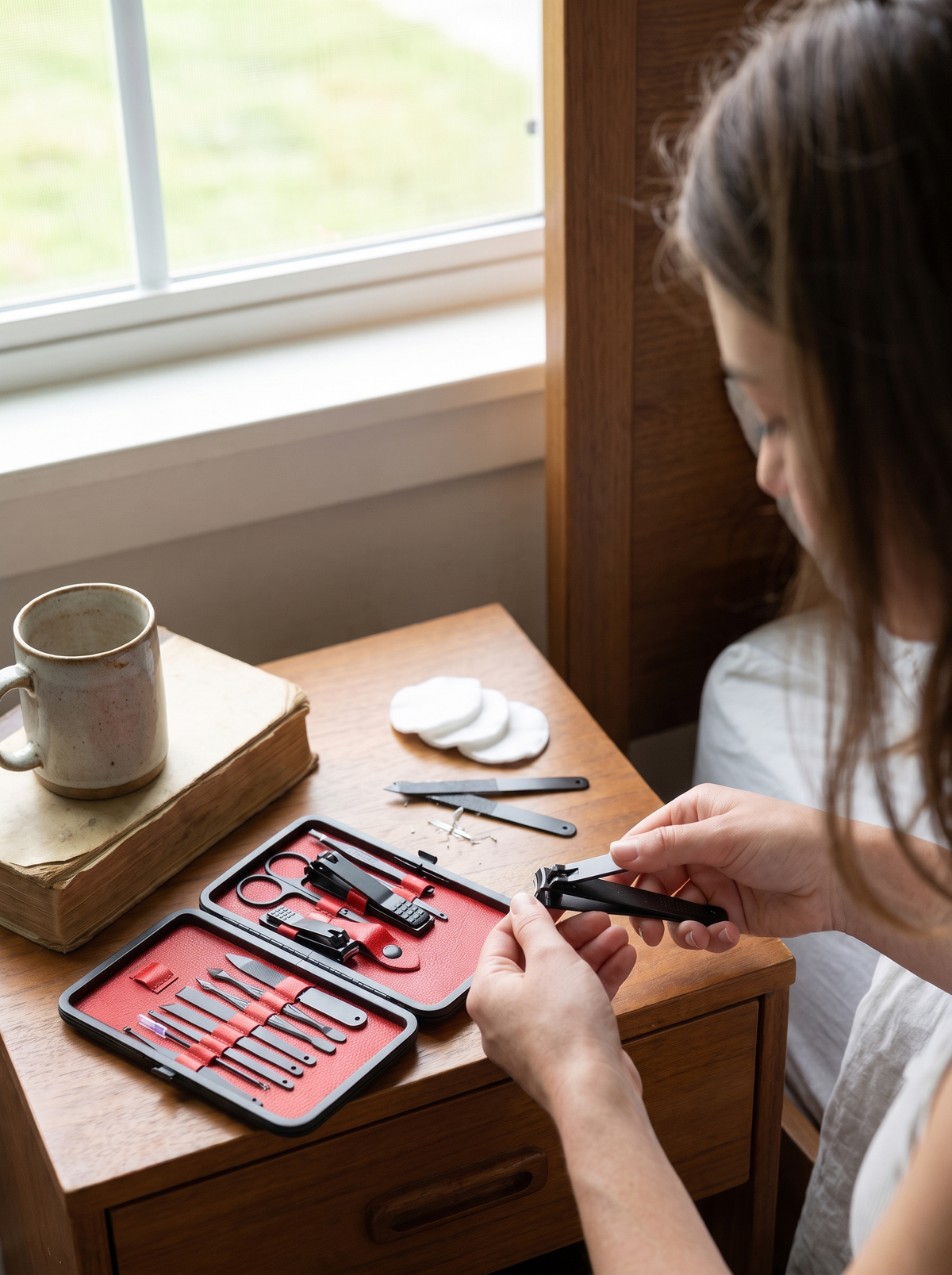 15 Piece Manicure Set with Travel Case, Every Tool You Need