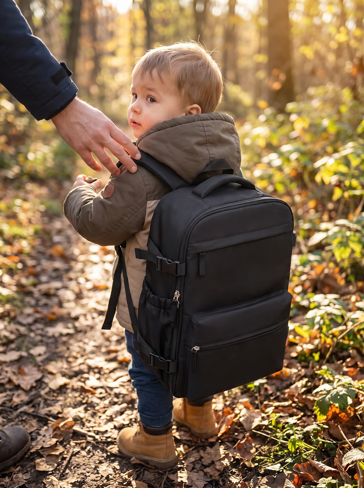 15.6in Anti-Theft Travel Backpack, Zippers They Cannot Reach