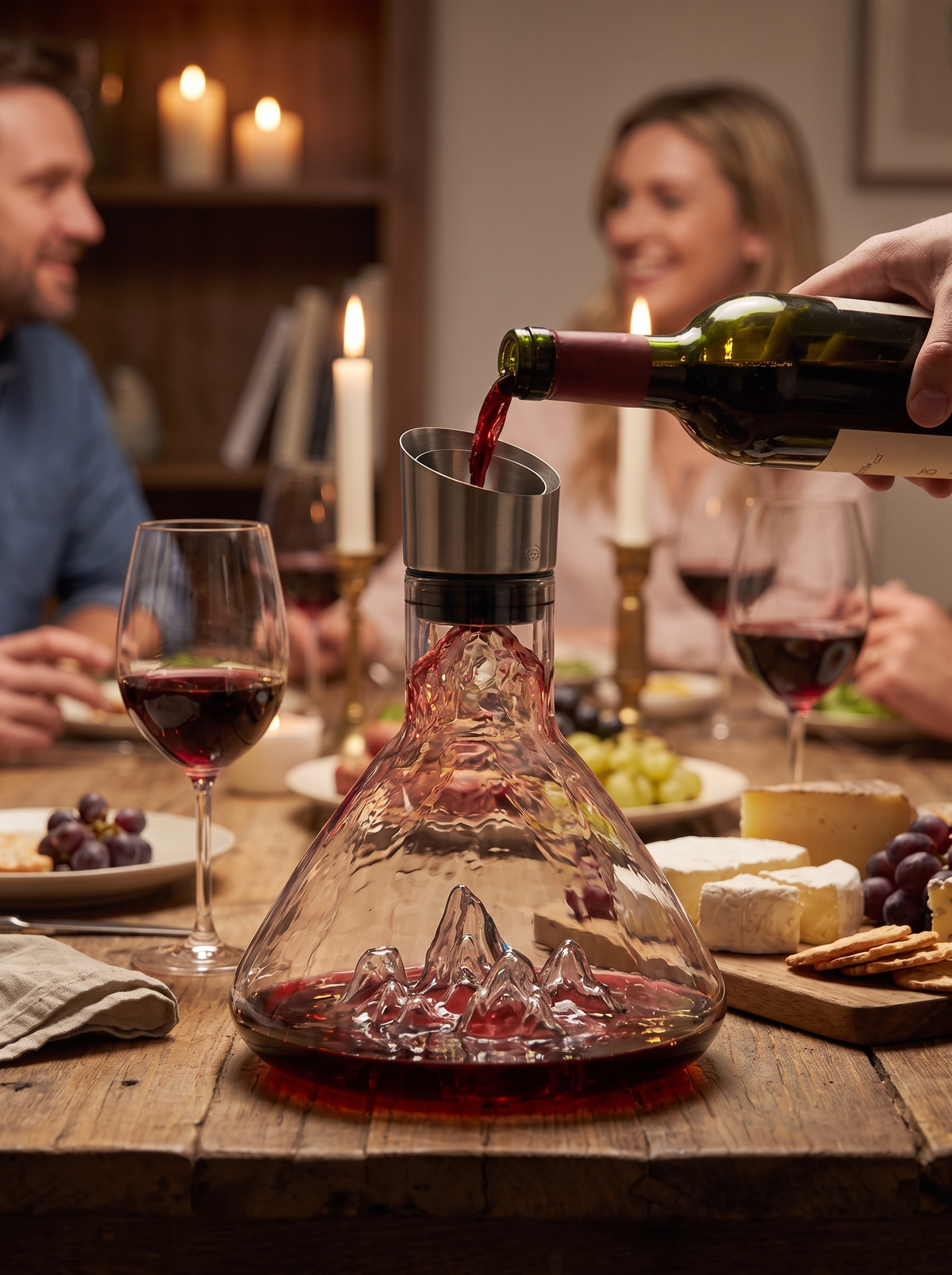 1500ml Wine Decanter with Aerator, Opens Up Every Bottle