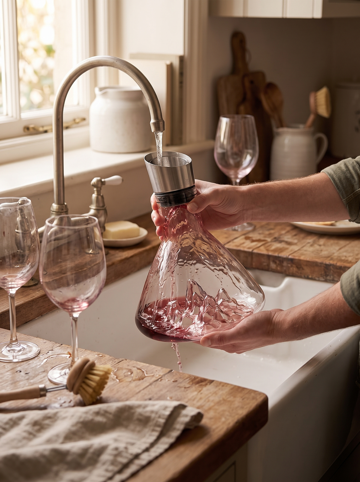 1500ml Wine Decanter with Aerator, Rinses Clean In Seconds