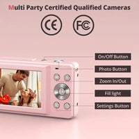 Compact Digital Camera with Retro Design