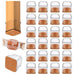 Square Chair Leg Floor Protectors