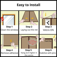 Magnetic Mosquito Screen for Doors