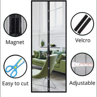 Magnetic Mosquito Screen for Doors
