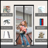 Magnetic Mosquito Screen for Doors