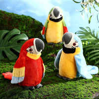 Talking & Music-Playing Parrot Plush Toy