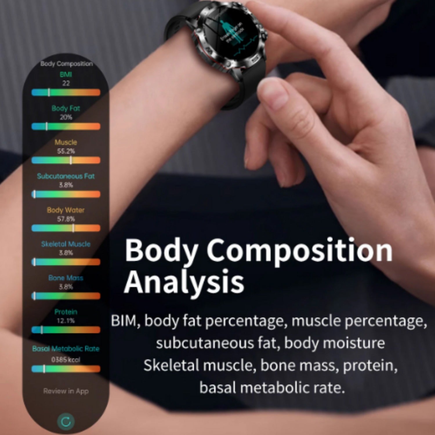 Multifunctional Everyday Wellness Smartwatch