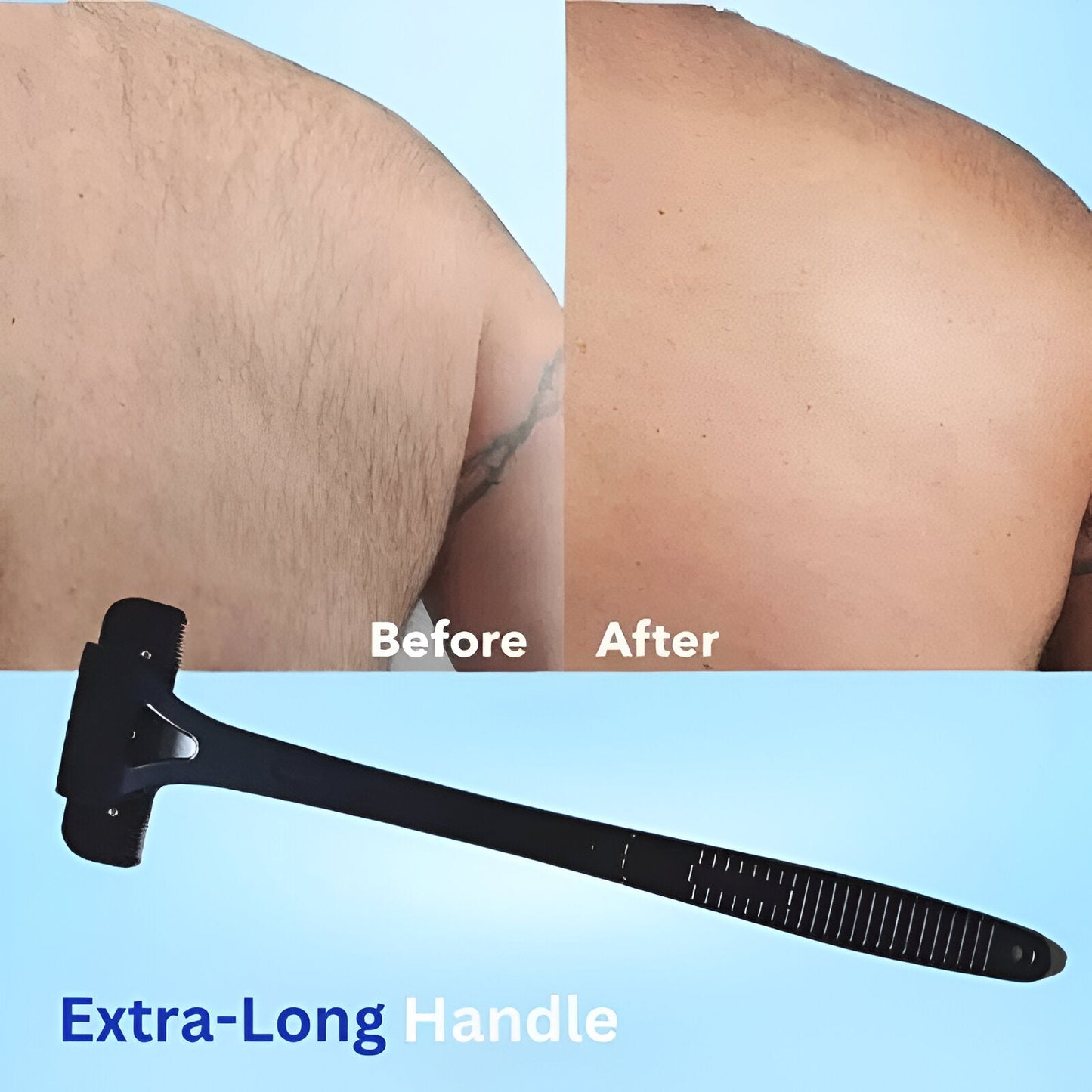 Extended-Reach Back Shaver for Men