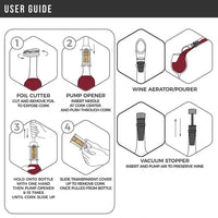 Air-Assist Wine Bottle Opening Set