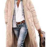 Long comfortable coat for women
