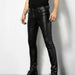 Men's Leather Jeans