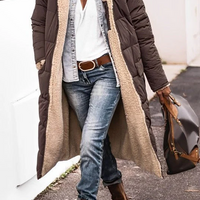 Long comfortable coat for women