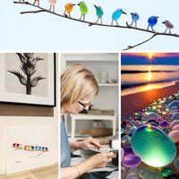 Sea Glass Birds Decor Coastal Love Notes