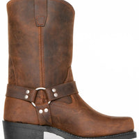 Men's Black Harness Boot - 11 Inch Tall