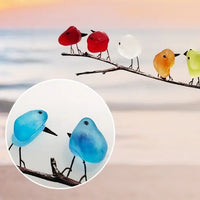 Sea Glass Birds Decor Coastal Love Notes