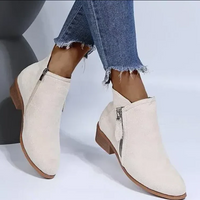 Orthopaedic leather boots for women