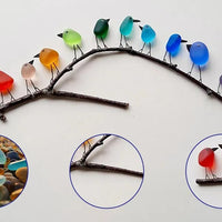 Sea Glass Birds Decor Coastal Love Notes