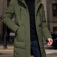 Long Winter Jacket for Men - Waterproof and Warm