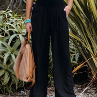Comfortable linen trousers for women