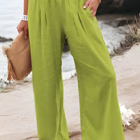 Comfortable linen trousers for women
