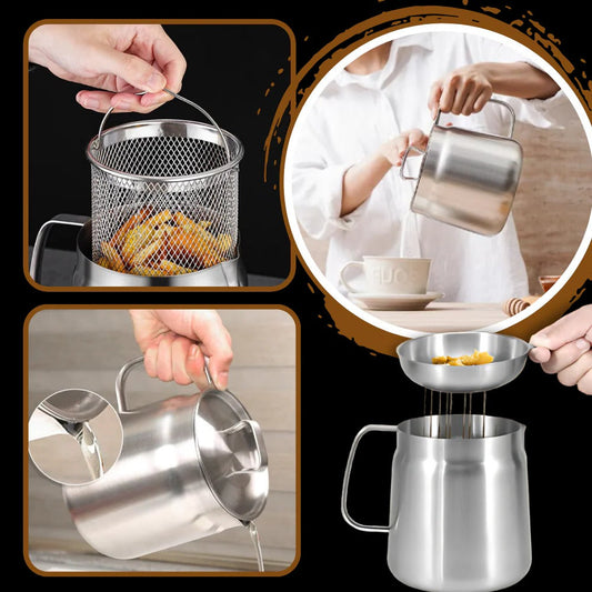 2-in-1 Deep Frying Pot
