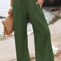 Comfortable linen trousers for women