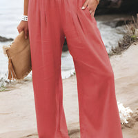 Comfortable linen trousers for women