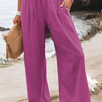 Comfortable linen trousers for women
