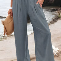 Comfortable linen trousers for women
