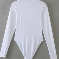 Long Sleeve Bodysuit - Turtleneck Collar