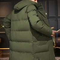 Long Winter Jacket for Men - Waterproof and Warm