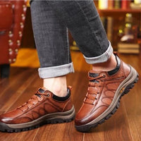 Men’s Casual Hand Stitching Arch Support & Non-slip Breathable Shoes