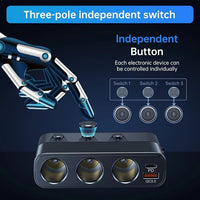 7-in-1 Car Cigarette Lighter Adapter