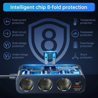 7-in-1 Car Cigarette Lighter Adapter