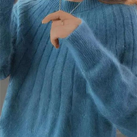 Soft Cashmere Knitted Sweater for Women - Warm and Luxury